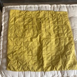 Chartreuse west elm euro pillow shams